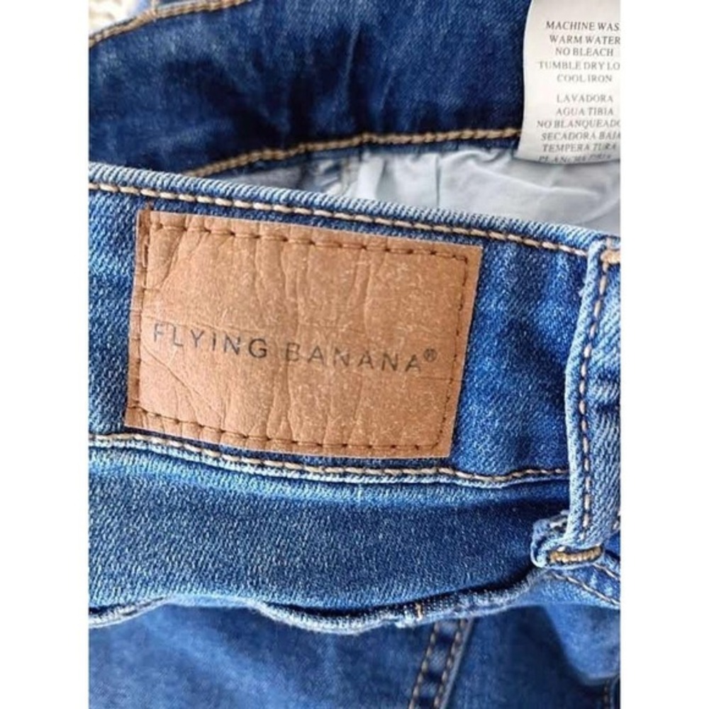 Flying Banana High Rise Flare Jeans 28x32 Medium Wash Bell Bottom Cowgirl Boho - Picture 5 of 10